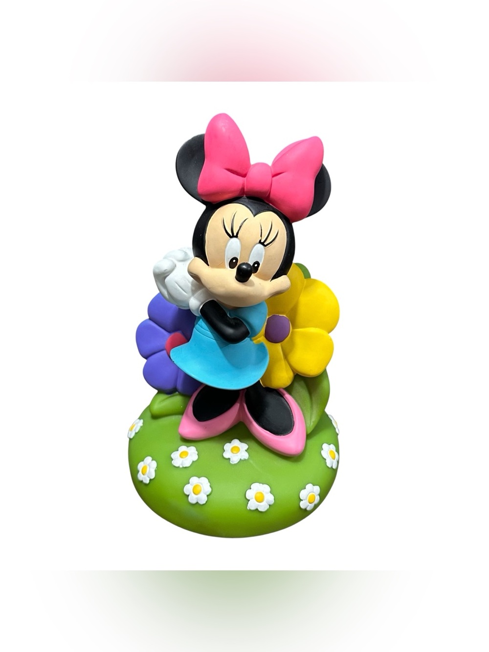 Disney Minnie Mouse Flower Garden Coin Bank Peachtree Playthings